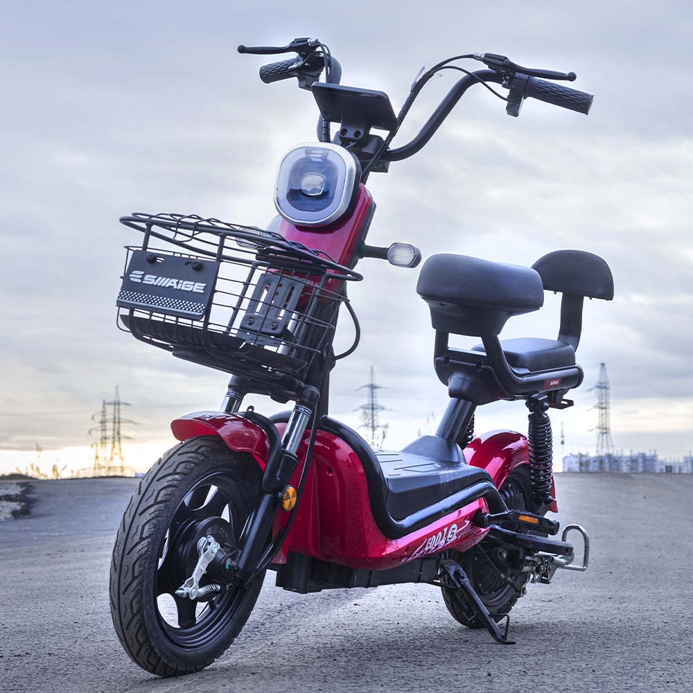 Электроскутер Regulmoto SAIGE 350W, красный (тестовый, без АКБ)