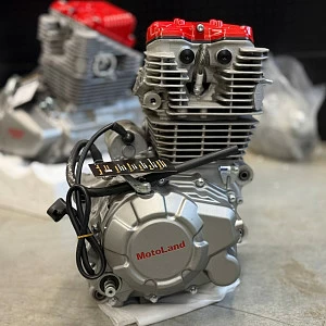 Двигатель 250см3 172FMM-6A (4 клапана) CB250-F (72x61,4) Zongshen грм цепь, 5ск (б/балансир.)