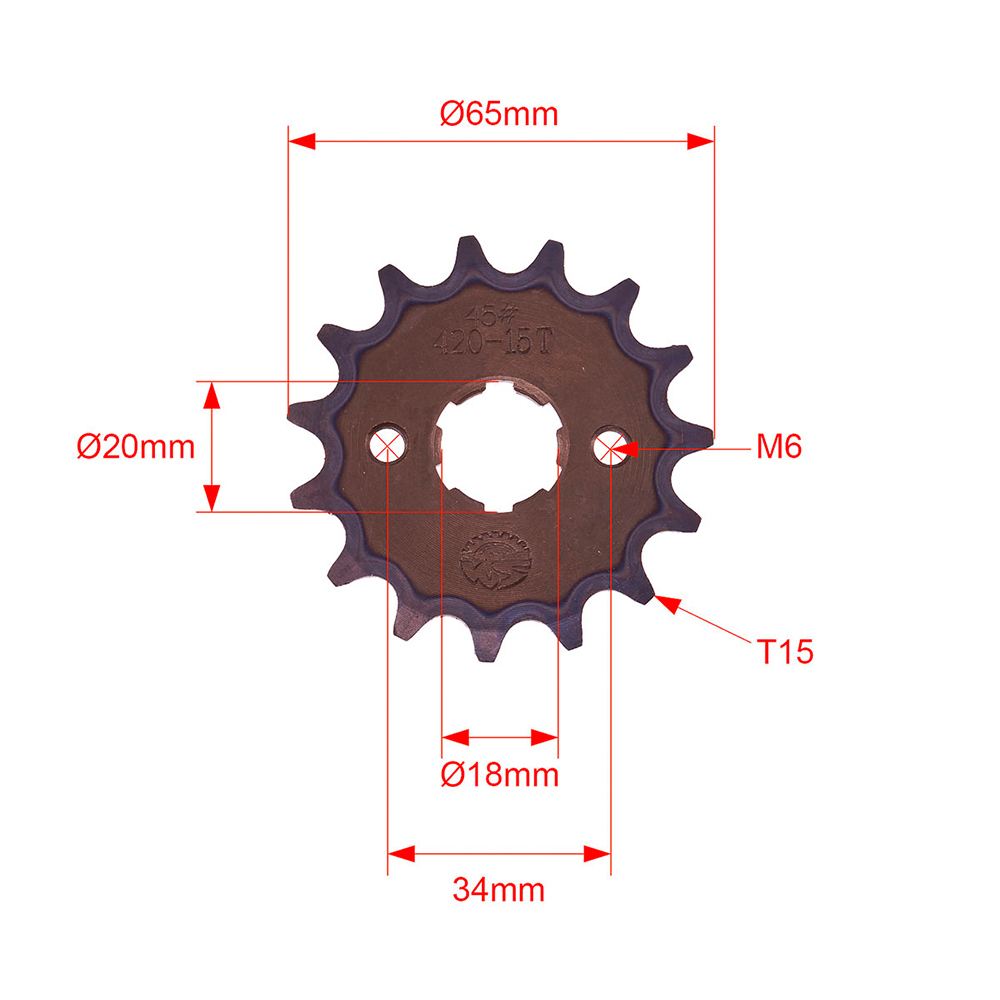 Звезда ведущая 420-15T d-20  SM-PARTS