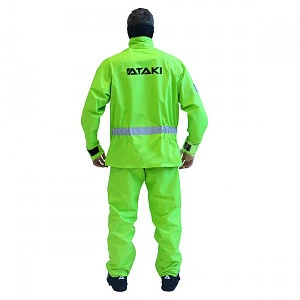 Дождевик мембранный (куртка+брюки) ATAKI Adventure (кисл зел, L)