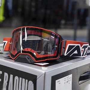 Очки для мотокросса ATAKI PRIME двойная магнитная прозрачная линза