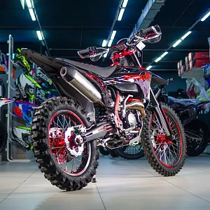 Мотоцикл эндуро ROCKOT GS ONE Blackout (300сс, 177ММ, 21/18)