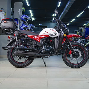 Мотоцикл дорожный ROCKOT QUEST 150 (белый/красный глянцевый, ЭПТС)