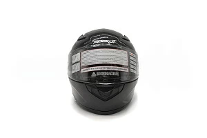 Шлем интеграл с очками ROCKOT RM-133 Solid Dark