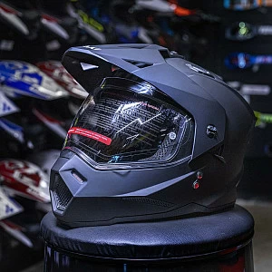 Шлем мотард ATAKI JK802 Solid (черн мат, M)