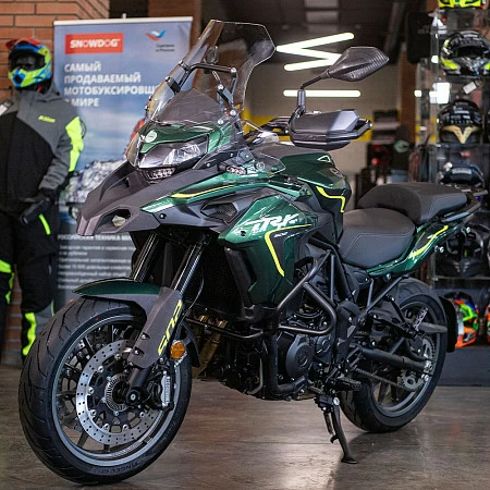 Мотоцикл Benelli TRK 502 (темно-зеленый глянцевый) 2026г.