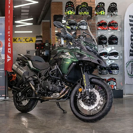 Мотоцикл Benelli TRK 502X (темно-зеленый глянцевый) 2026г.
