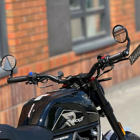 Мотоцикл дорожный ROCKOT SCRAMBLER (черный глянцевый)