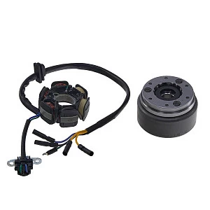 Генератор в сборе двиг. YX150 см3 (WD150) эл. стартер  SM-PARTS