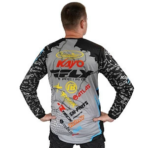 Джерси ROLLING MOTO Racing Team (сер/оранж, L)